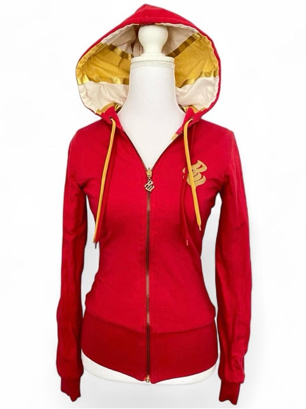 Y2K Vintage 90s Rocawear Red REVERSIBLE Zip Up Hoodie